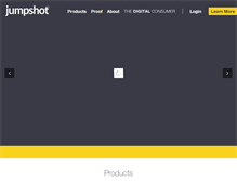 Tablet Screenshot of jumpshot.com